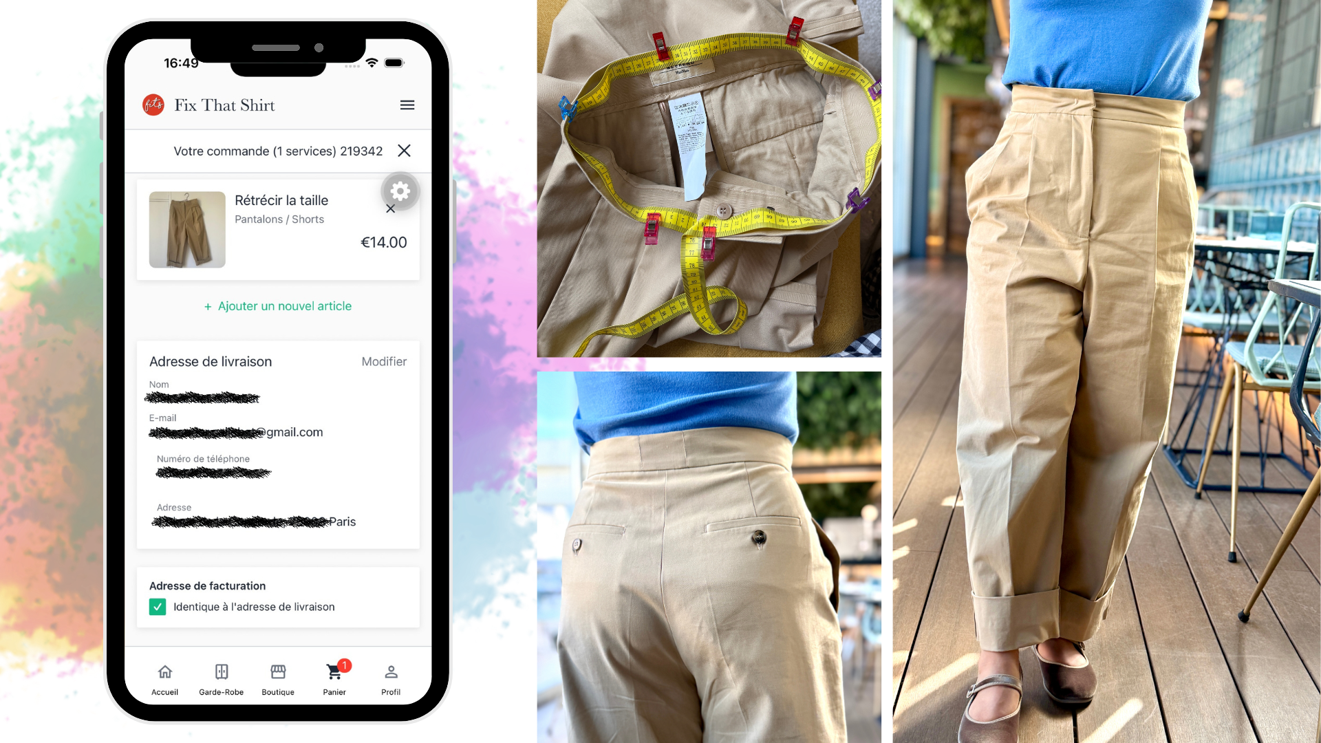 Vêtements et retouches